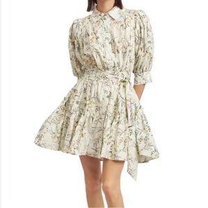 En Saison Floral Cream Dress